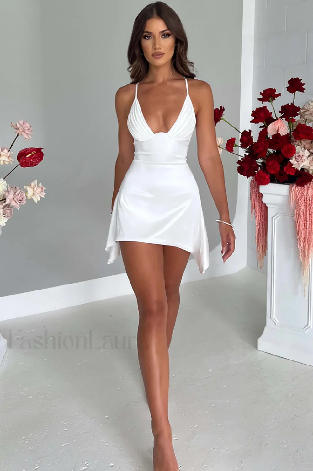 Clarise Elegant Mini Dress - Image 12
