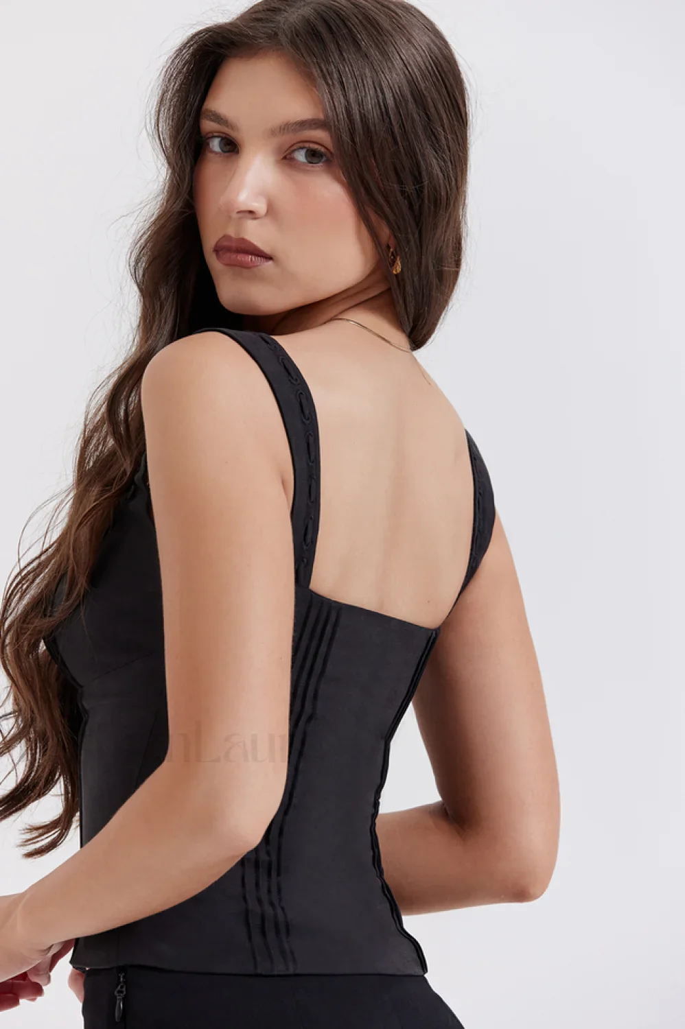 Vacation Floral Bust Tie Slim Cami Top - Image 15