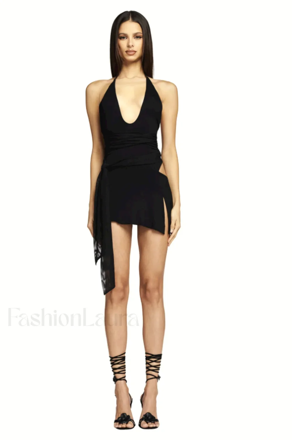 Cecelia Elegant Black Dress - Image 13