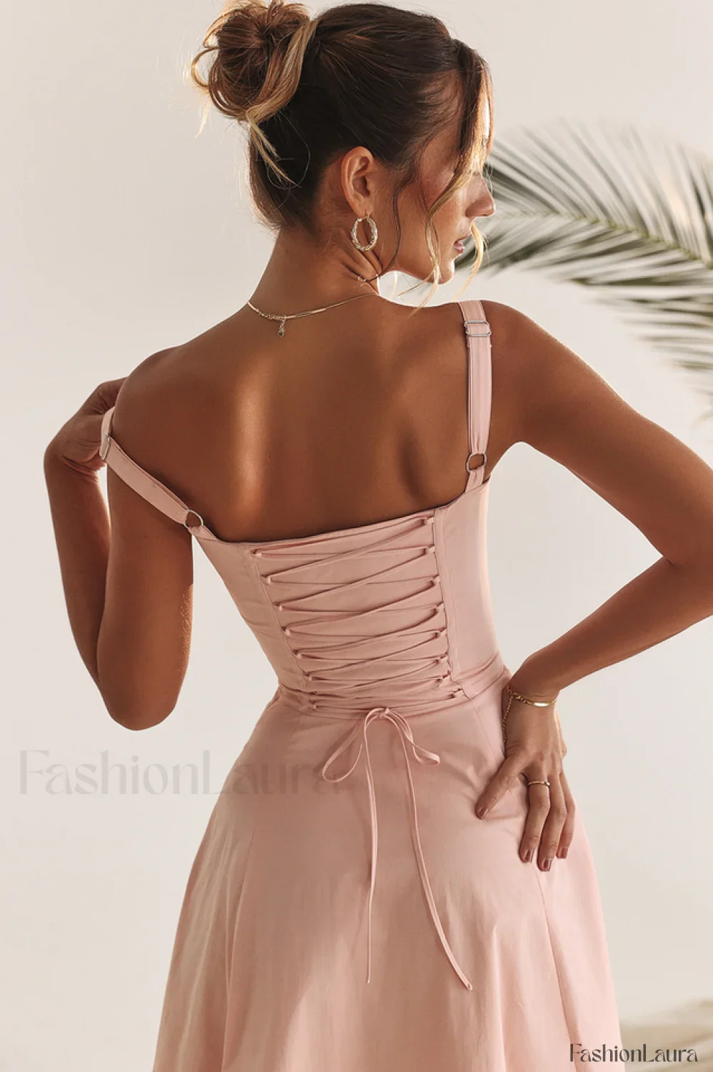 Carmen Pink Stylish Tunic Sundress - Image 27