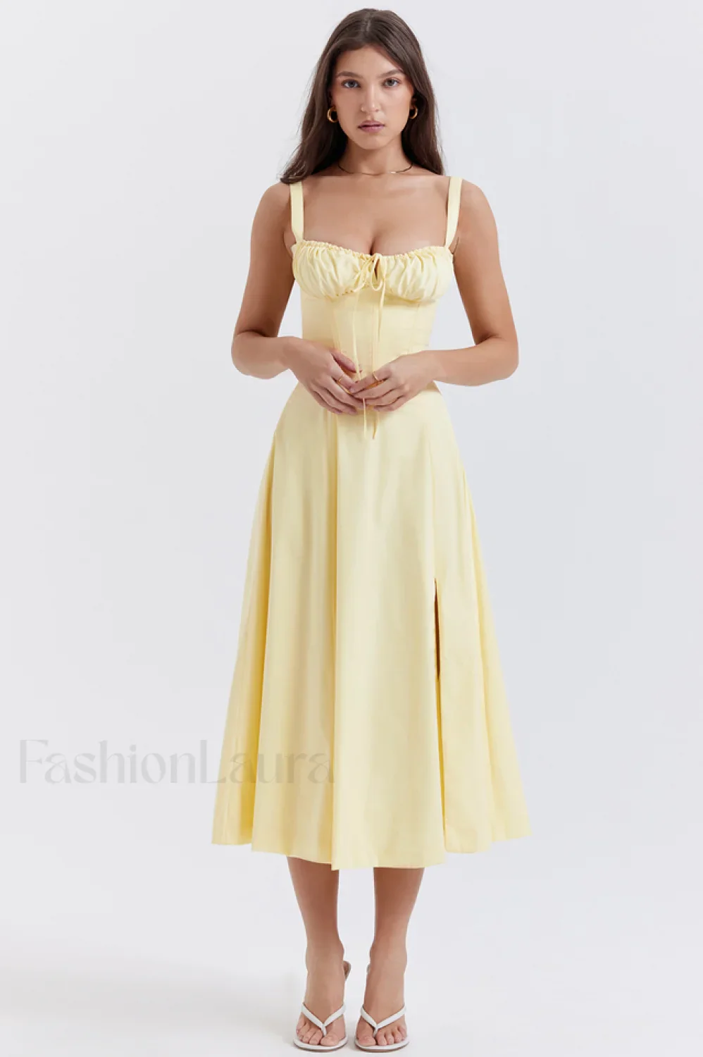 Carmen Elegant Bustier Sundress - Image 143