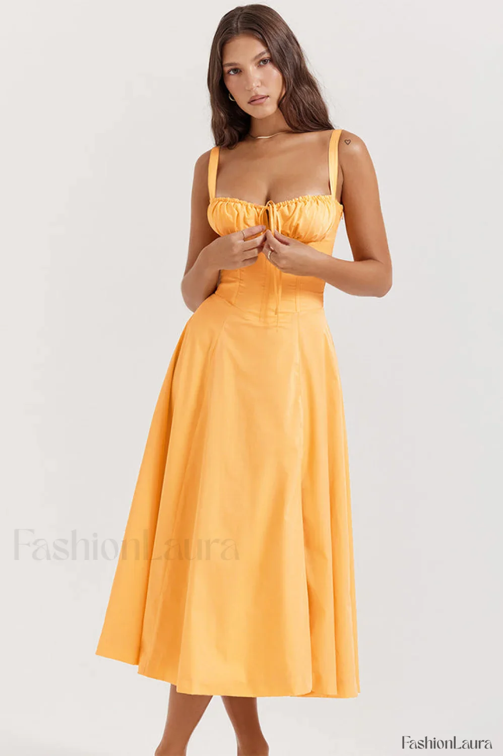 Carmen Elegant Bustier Sundress - Image 200