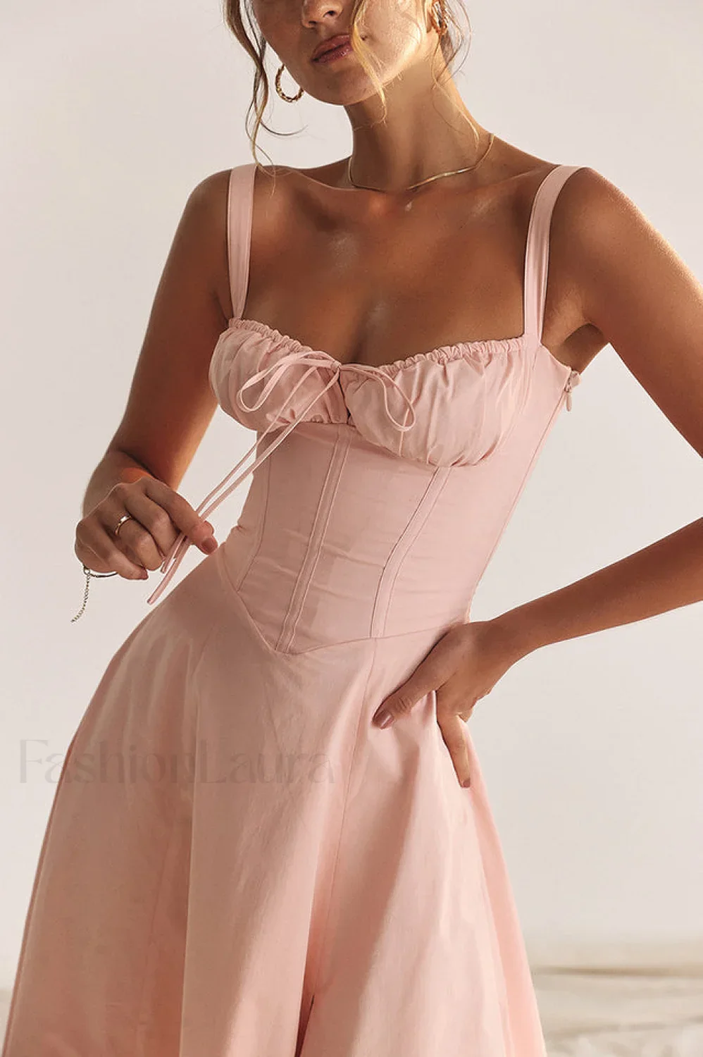Carmen Elegant Bustier Sundress - Image 51