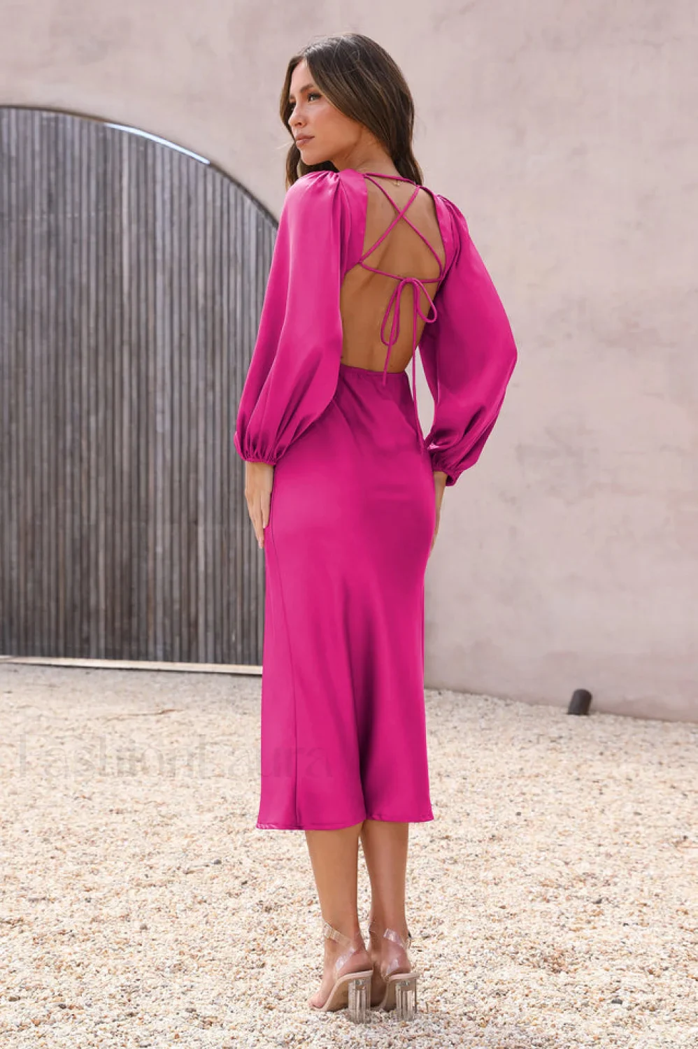 Wren Long Sleeve Charming Twist Maxi Dress - Image 14