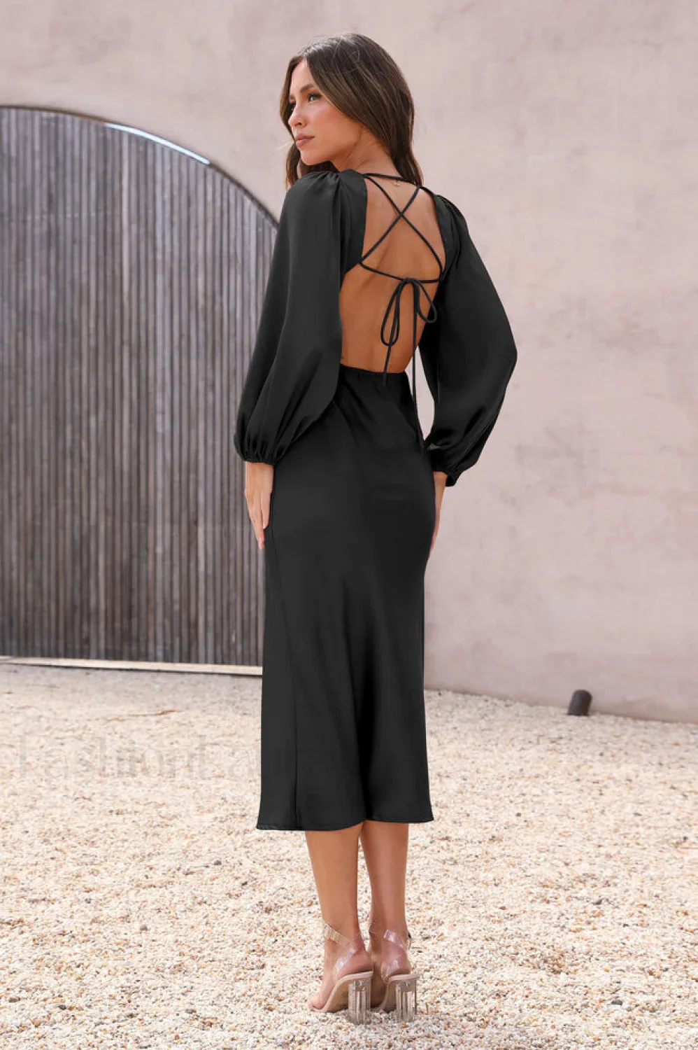 Wren Long Sleeve Charming Twist Maxi Dress - Image 19