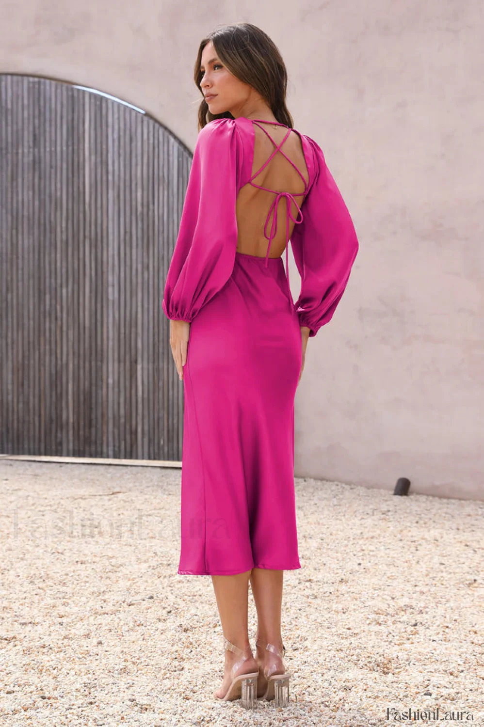 Wren Long Sleeve Charming Twist Maxi Dress - Image 46