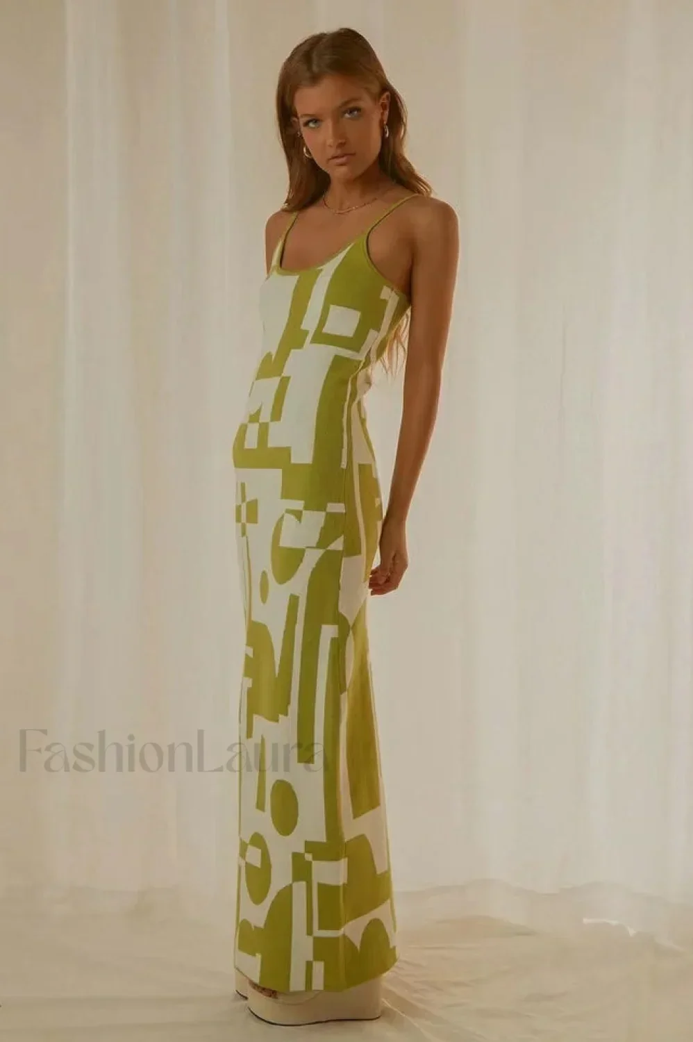 Cali Sweetheart Stylish Knit Maxi Dress - Image 2