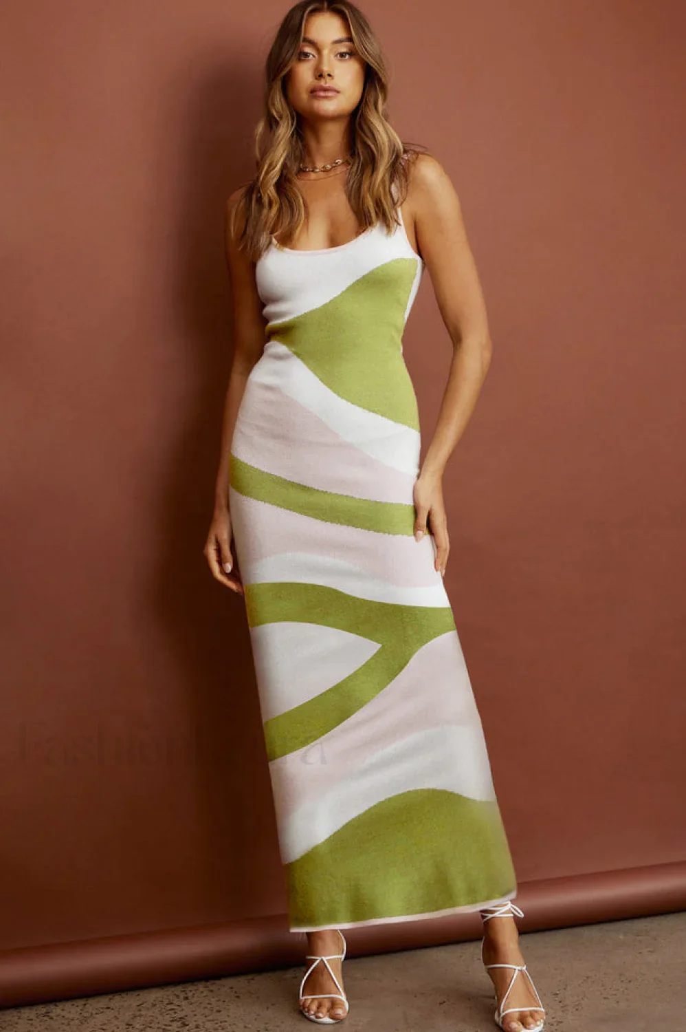 Cali Sweetheart Stylish Knit Maxi Dress - Image 36