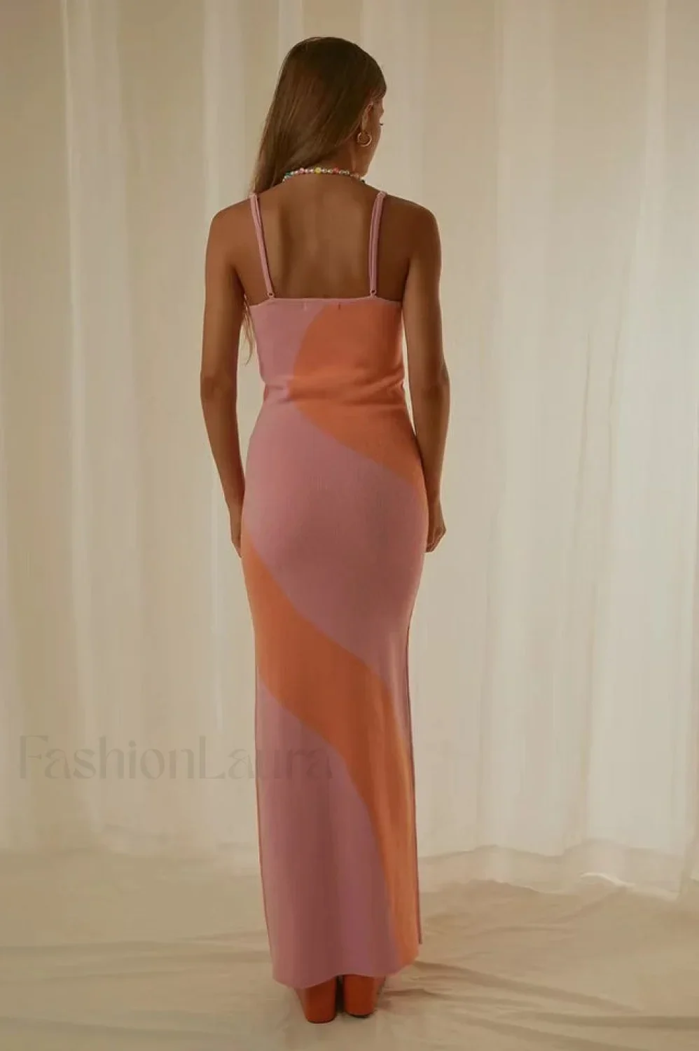 Cali Sweetheart Stylish Knit Maxi Dress - Image 55