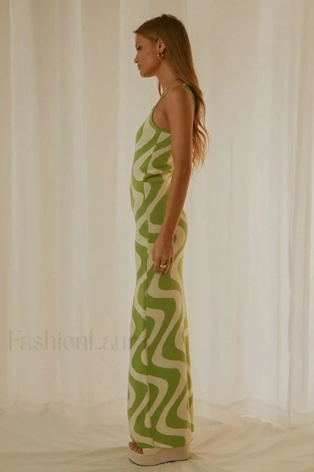 Cali Sweetheart Stylish Knit Maxi Dress - Image 7