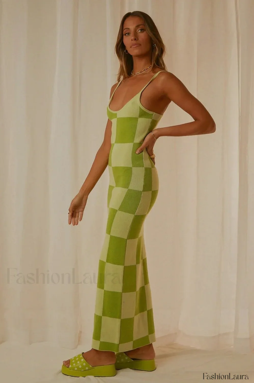 Cali Sweetheart Stylish Knit Maxi Dress - Image 72