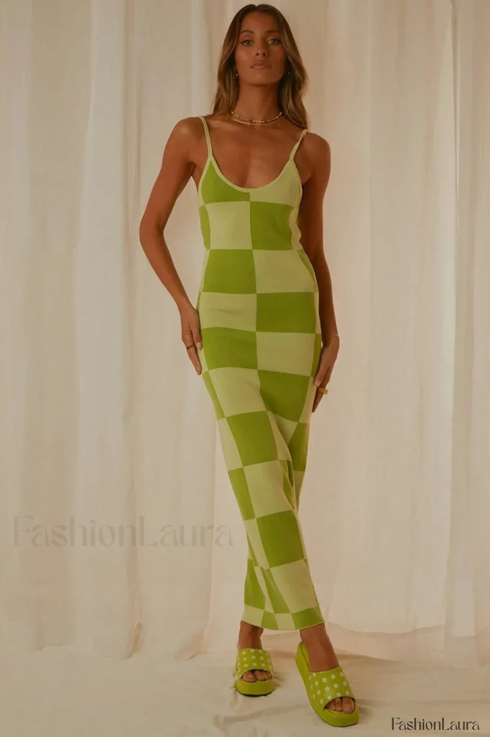 Cali Sweetheart Stylish Knit Maxi Dress - Image 74