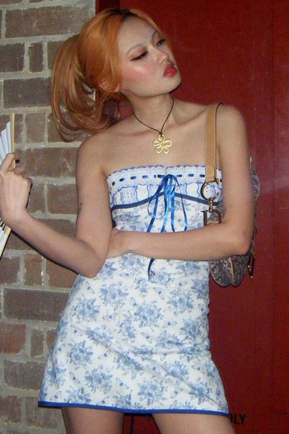 Butterfly Bouquet Floral Charming Tube Short Dress - Image 17
