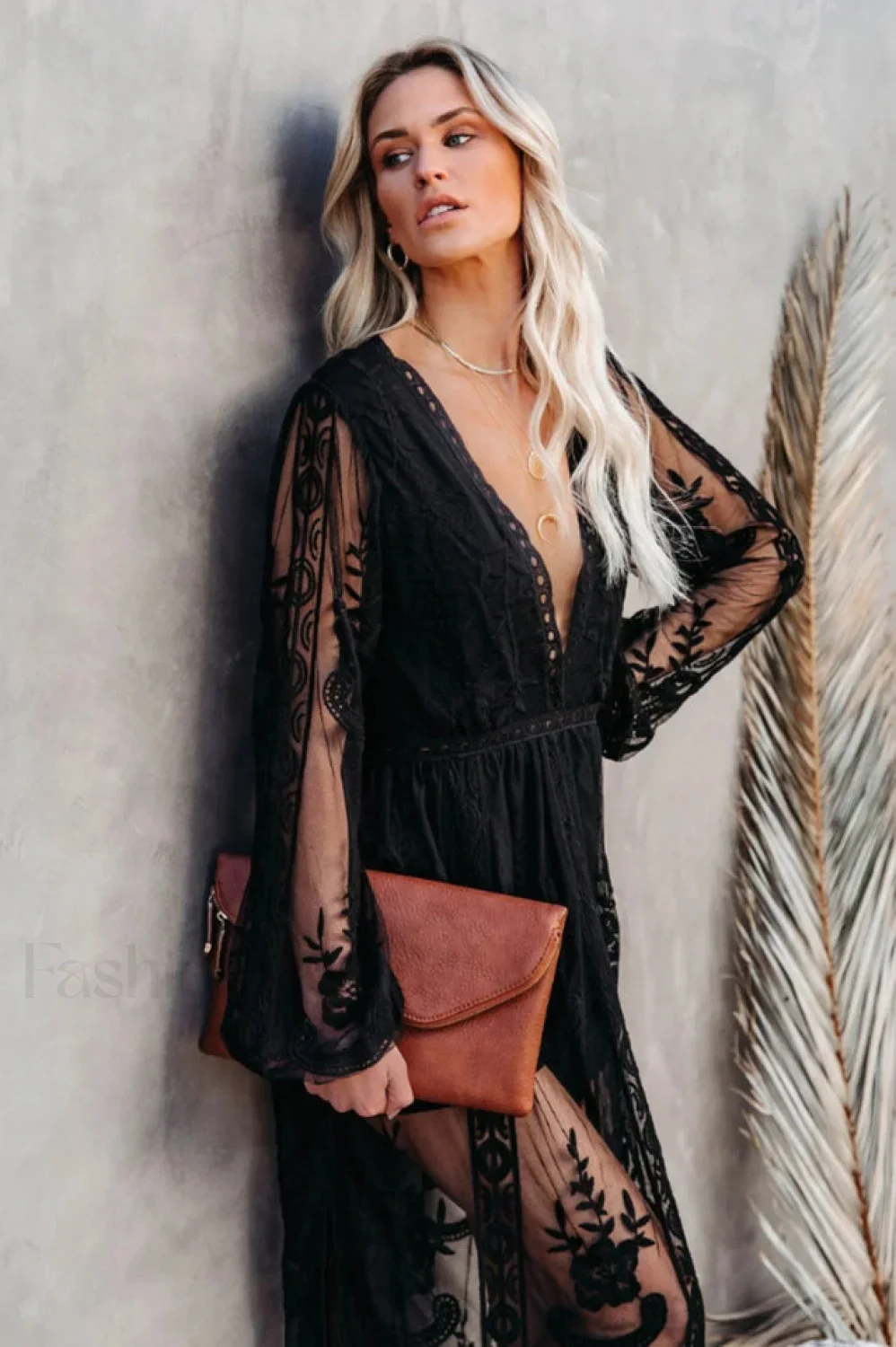 Boho Lace Stylish Maxi Dress - Image 27