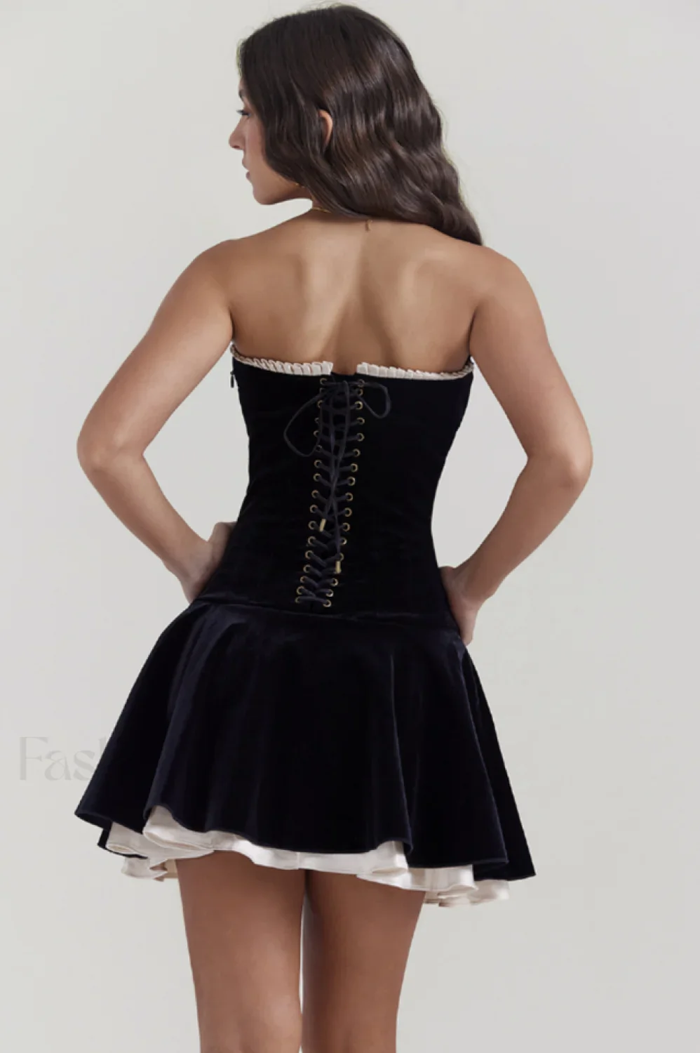 Black Velvet Off Charming The Shoulder Dress - Image 20