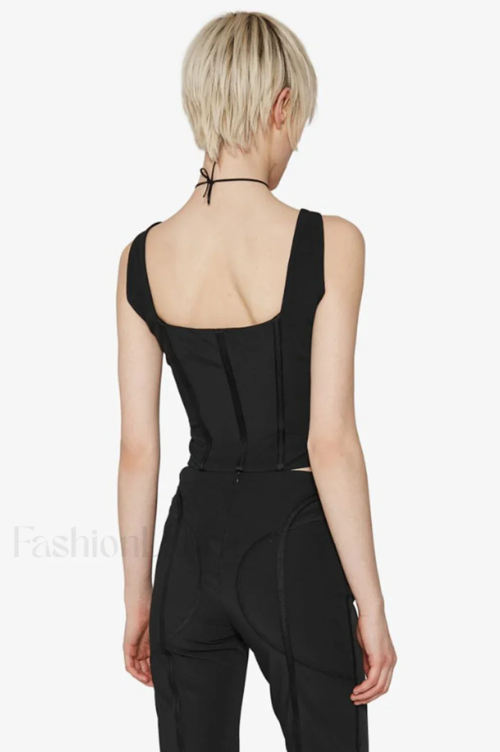 Black Lara Stylish Corset Top - Image 24