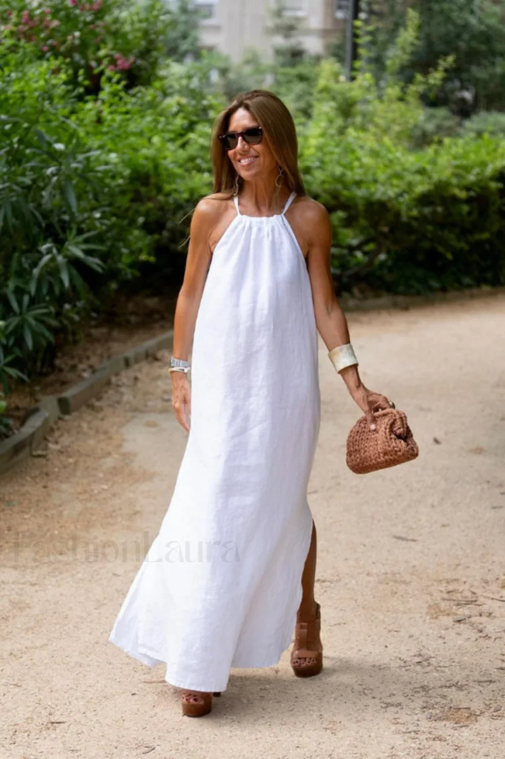 Basic Casual Stylish Outdoor Halter Dress - Image 7