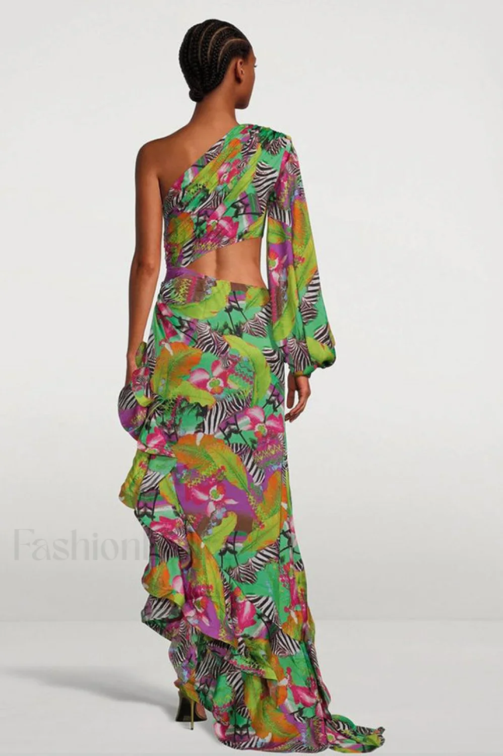 Asfrid Printed Stylish Maxi Dress - Image 14