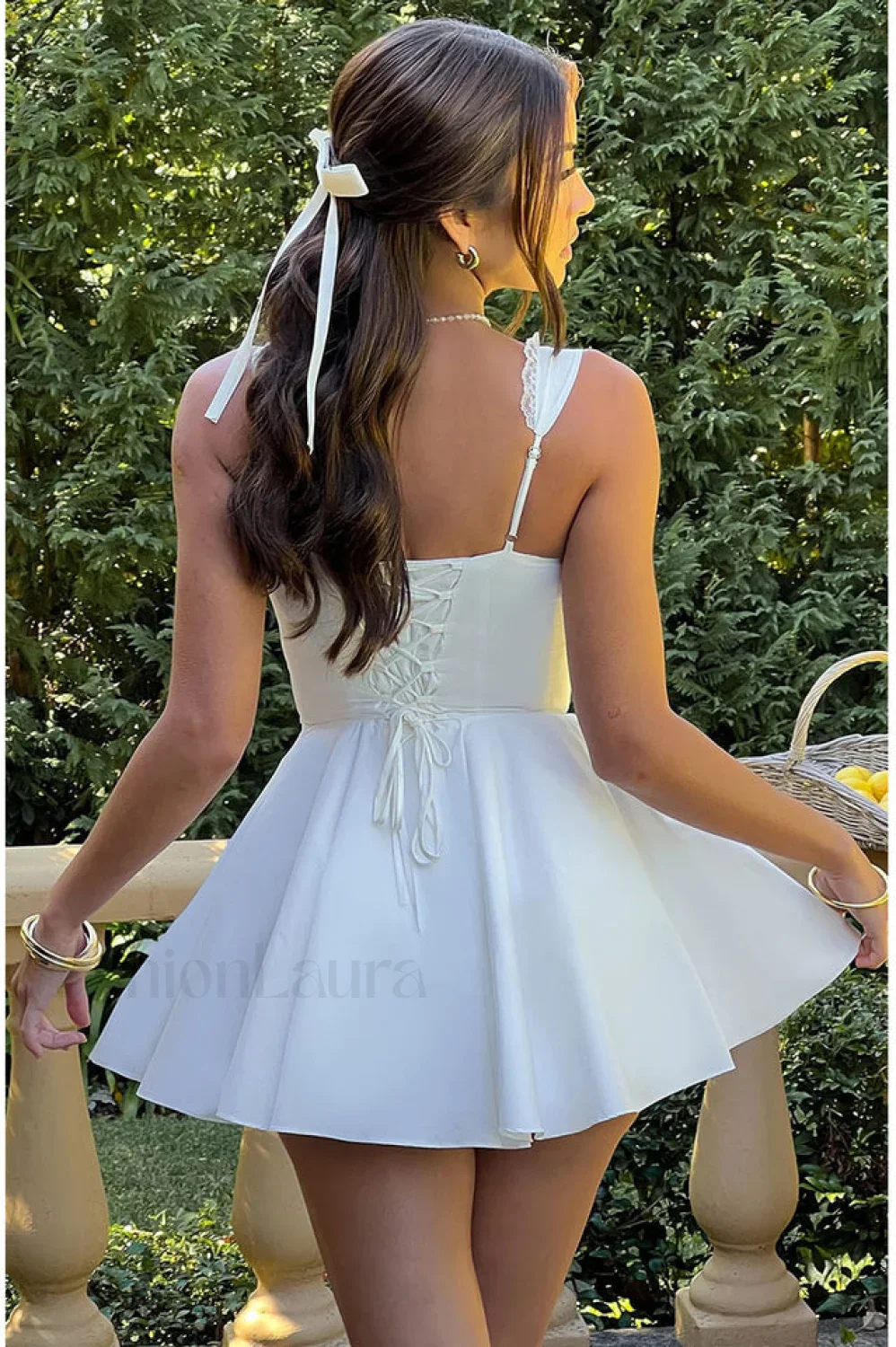 Antonella Elegant Mini Dress - Image 4