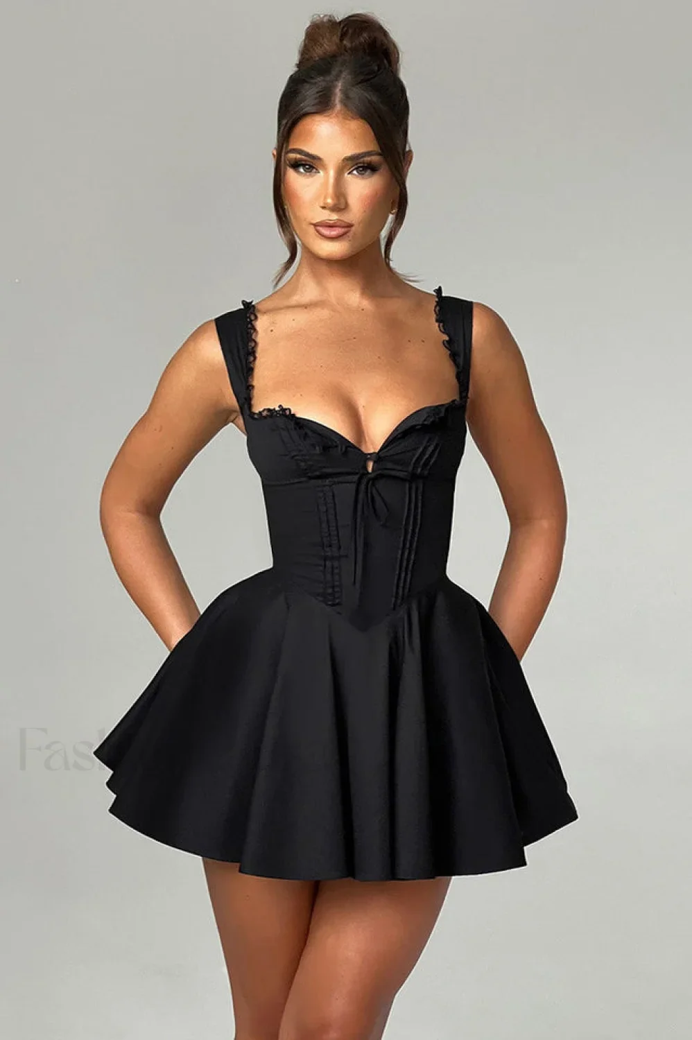 Antonella Elegant Mini Dress - Image 7