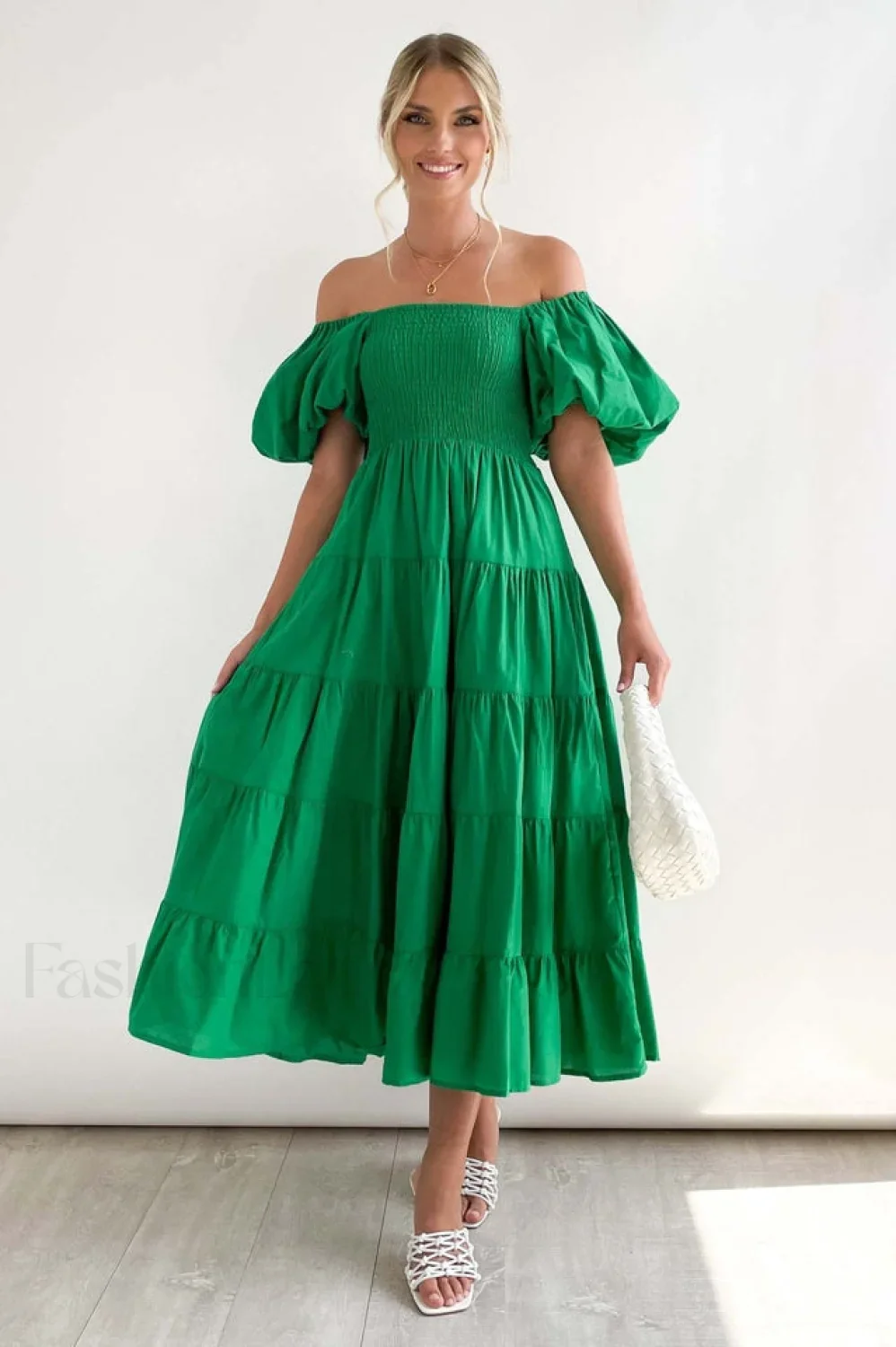 Anne Elegant Tiered Dress - Image 36