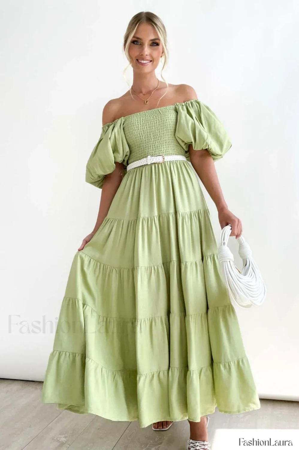 Anne Elegant Tiered Dress - Image 60