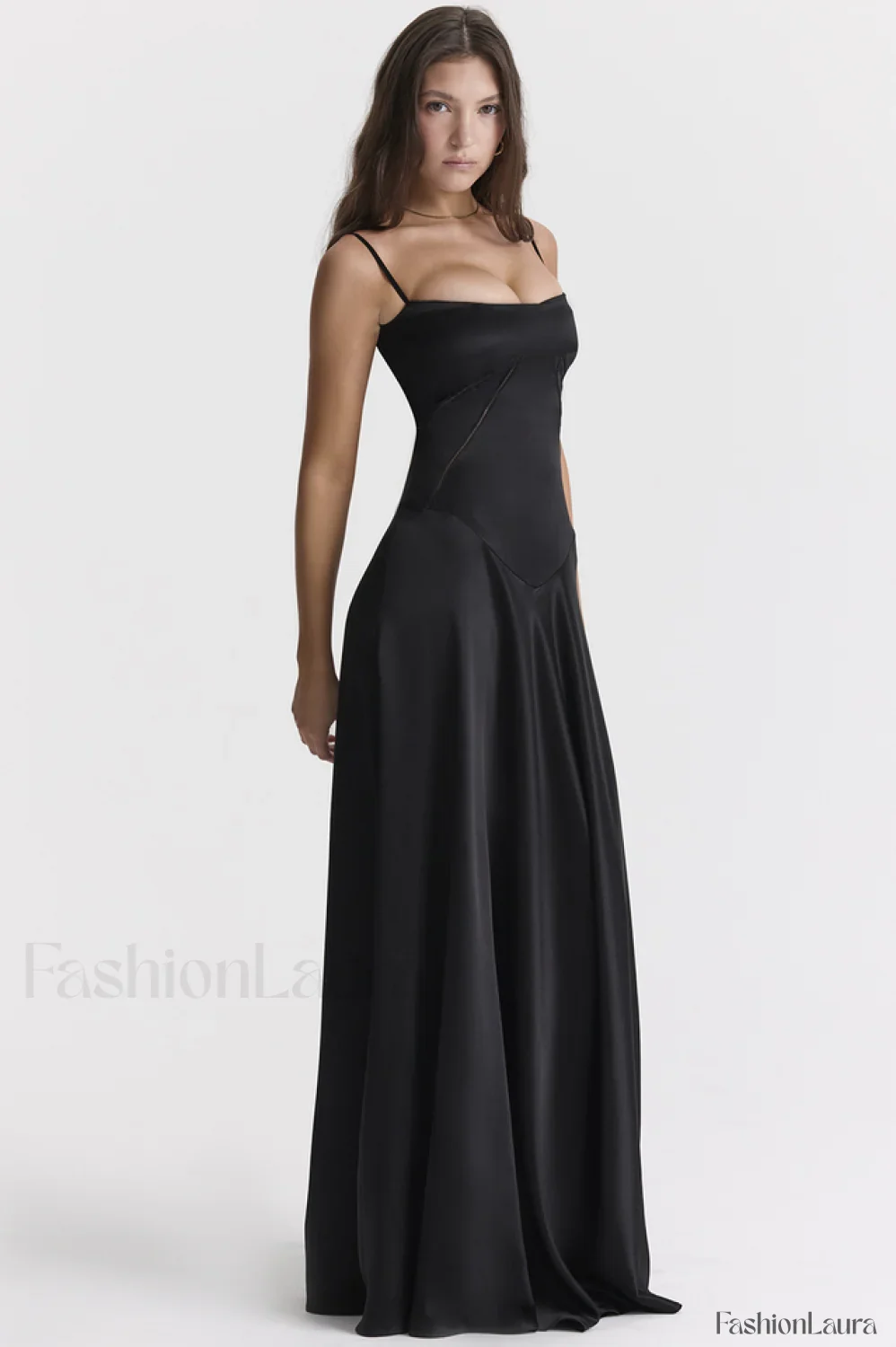 Anabella Black Lace Charming Up Maxi Dress - Image 72