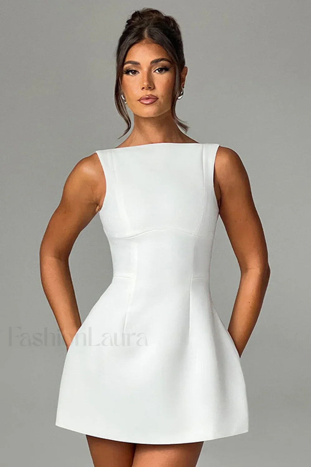 Alana Elegant Mini Dress - Image 34