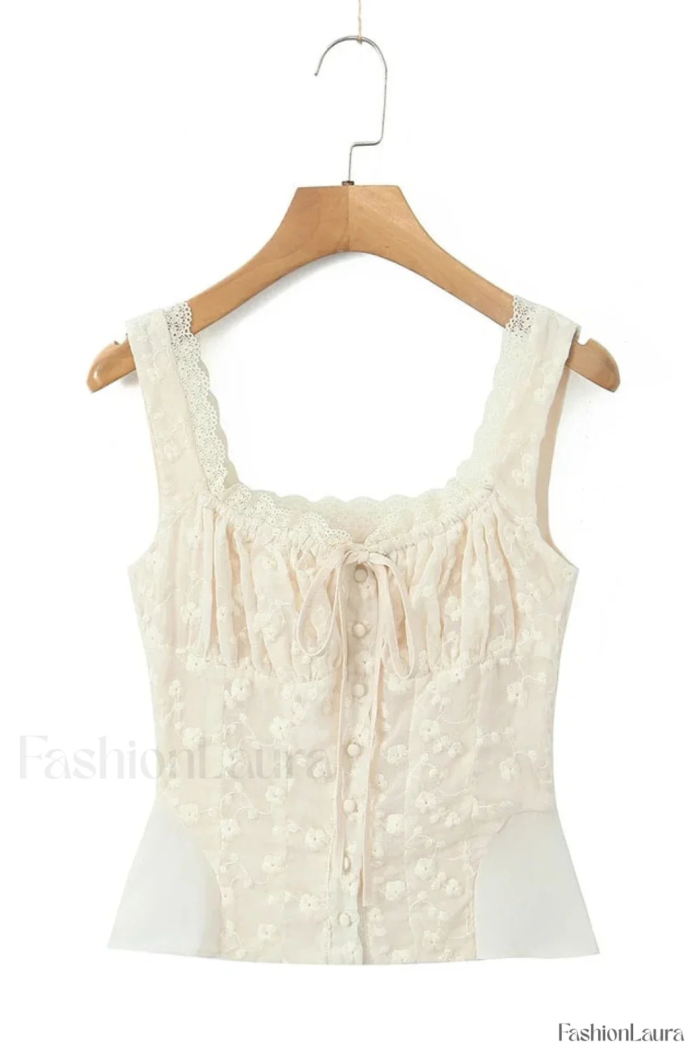 Vintage Embroidery Ruffle Charming Top & Skirt Set - Image 23