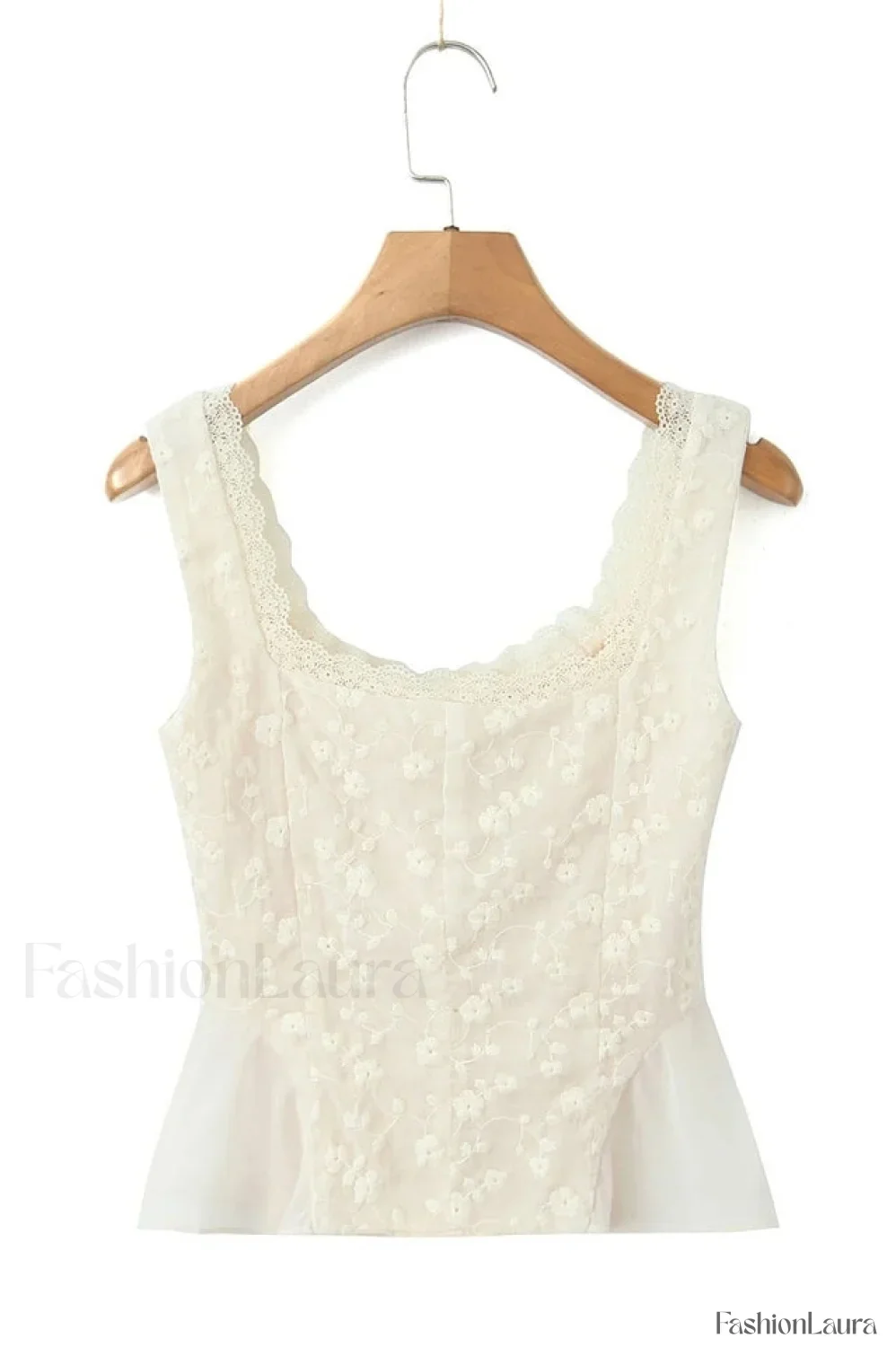 Vintage Embroidery Ruffle Charming Top & Skirt Set - Image 24
