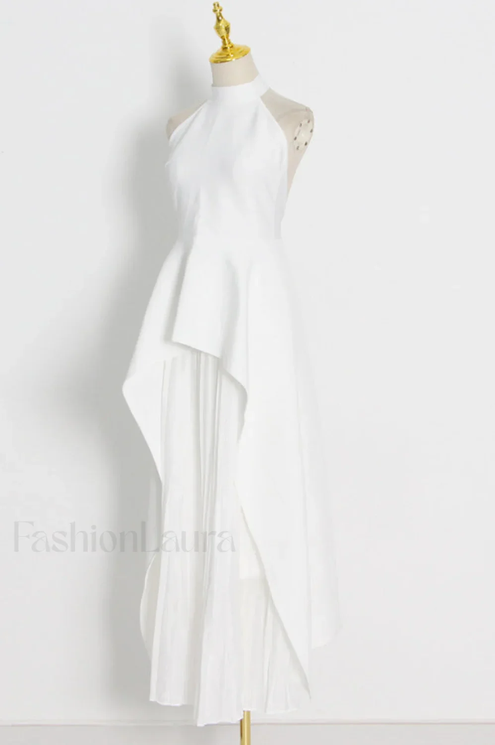 Victoria Layered Stylish Halter Gown Set - Image 21