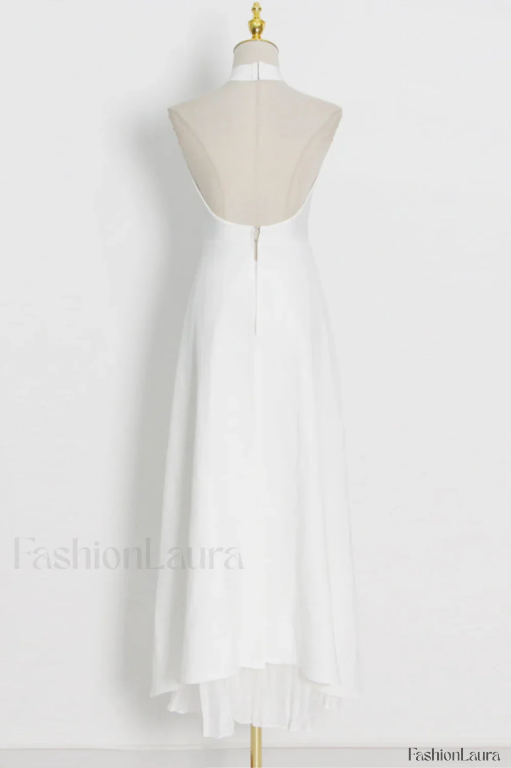 Victoria Layered Stylish Halter Gown Set - Image 29