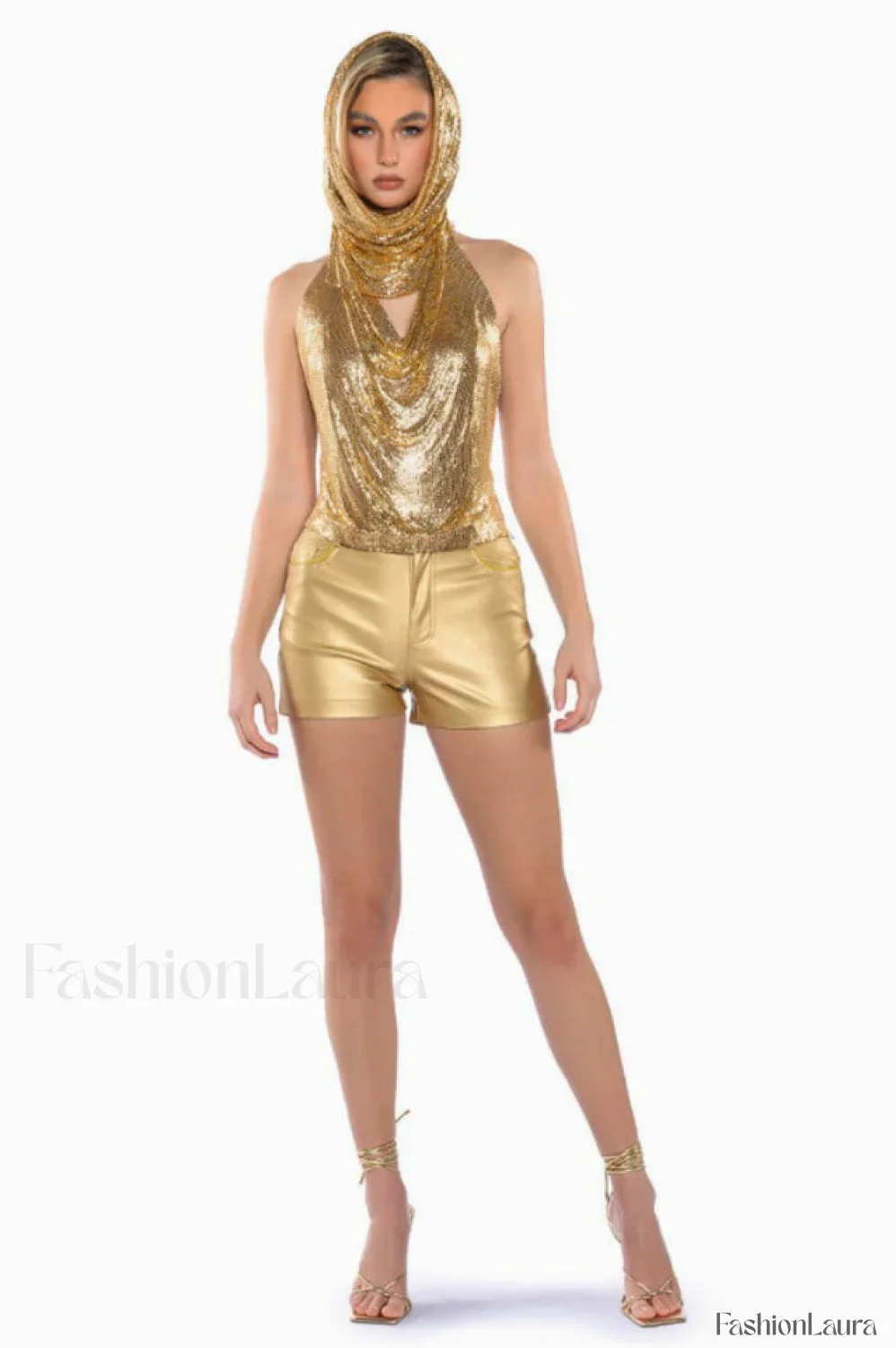 Venus Hoodie Stylish Metallic Top - Image 25