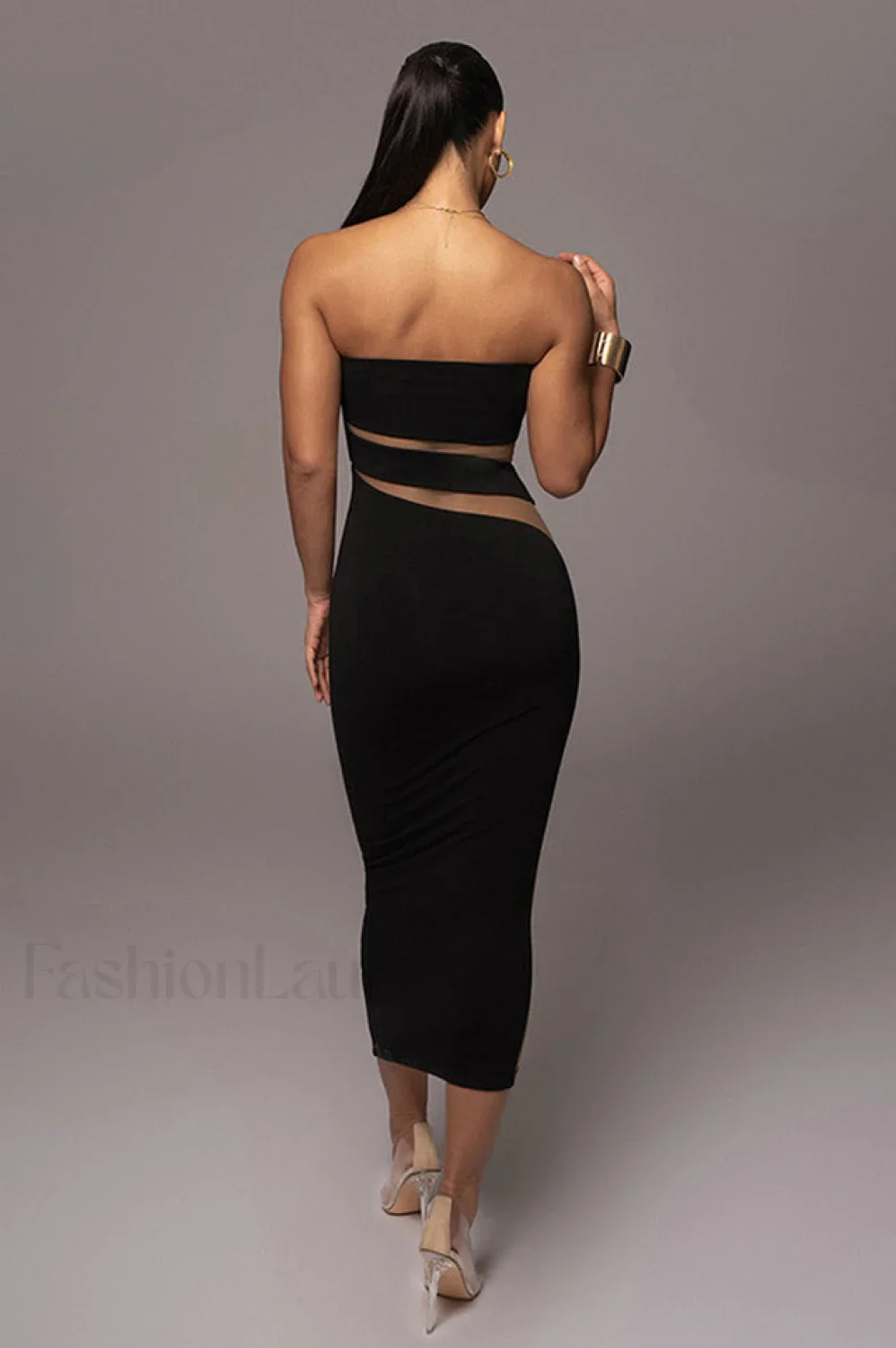 Unpredictable Elegant Midi Dress - Image 21