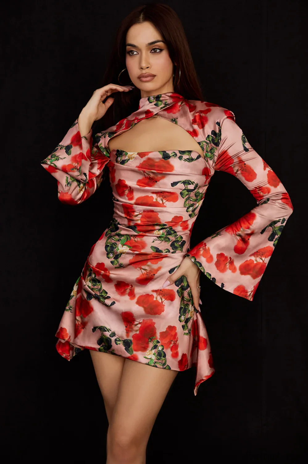 Toira Halter Stylish Mini Dress - Image 18