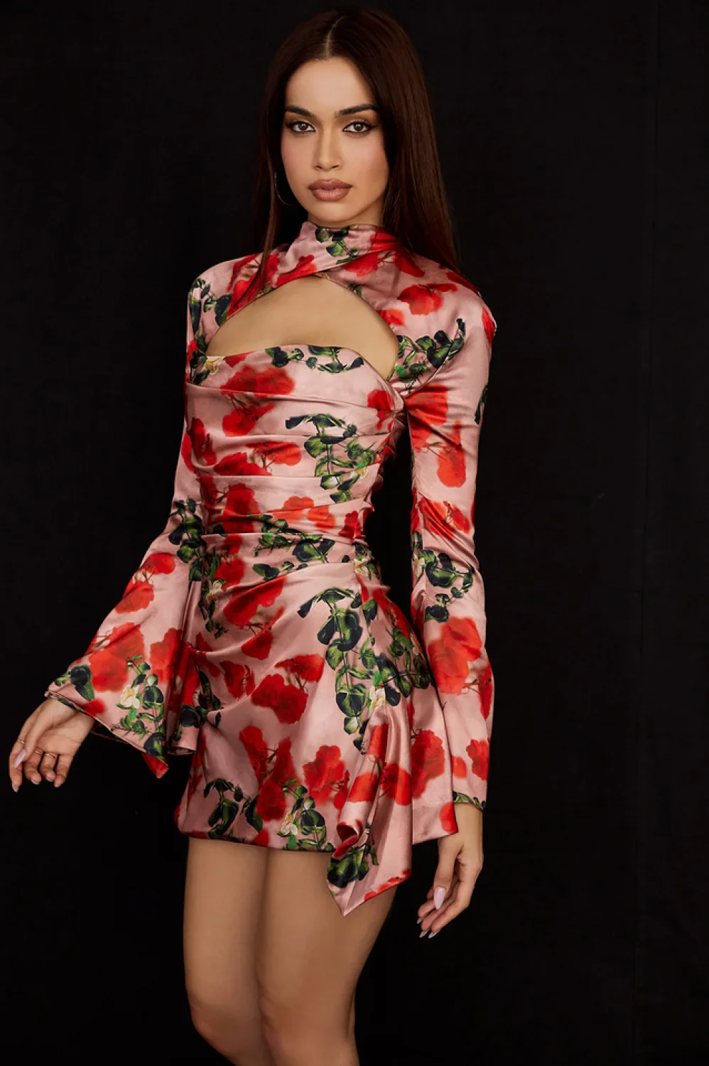Toira Halter Stylish Mini Dress - Image 5