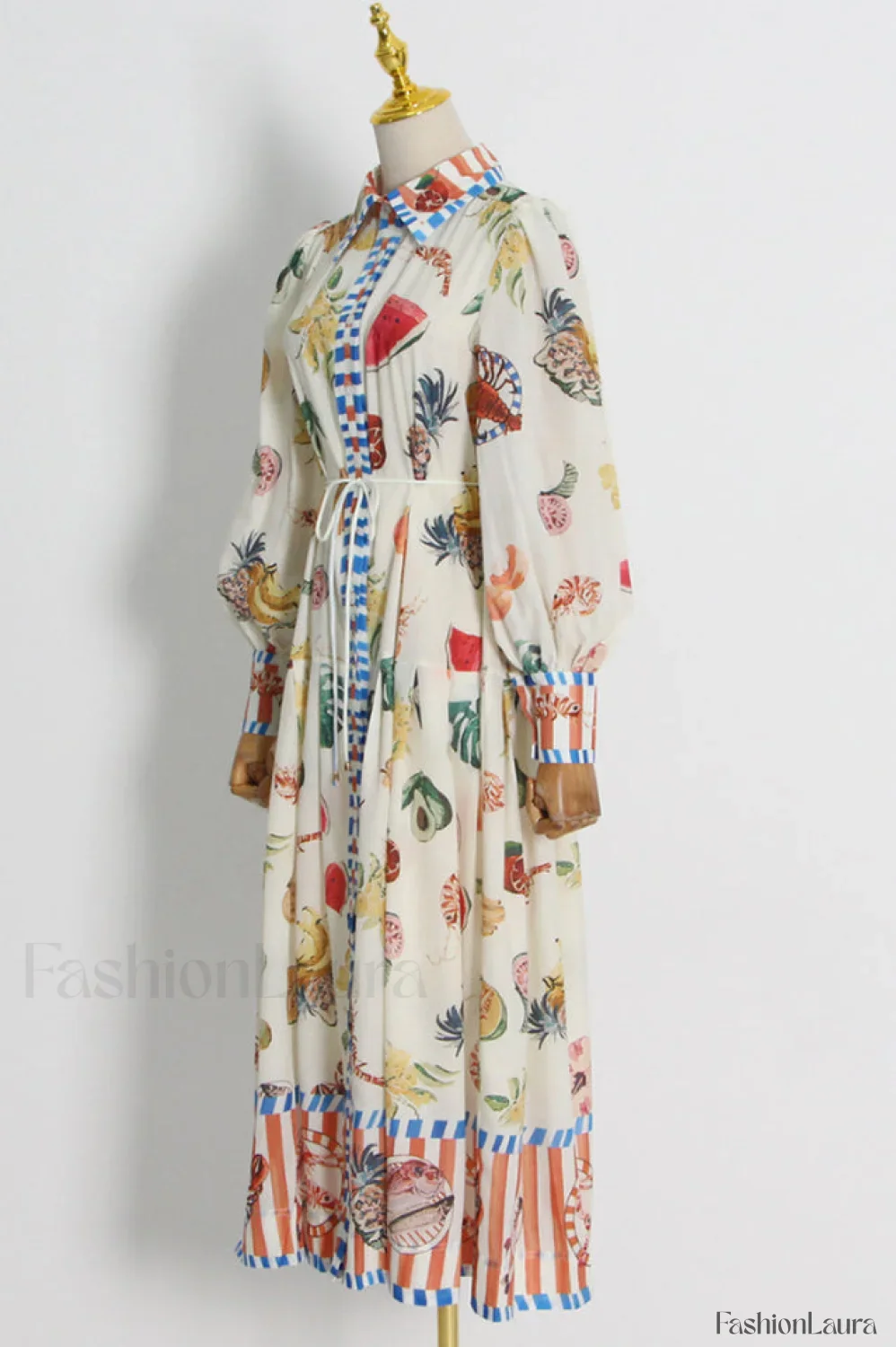 Theo Elegant Shirtdress - Image 17