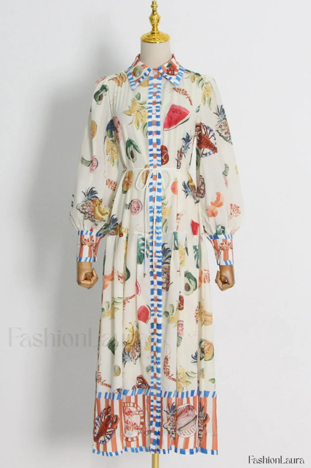 Theo Elegant Shirtdress - Image 18