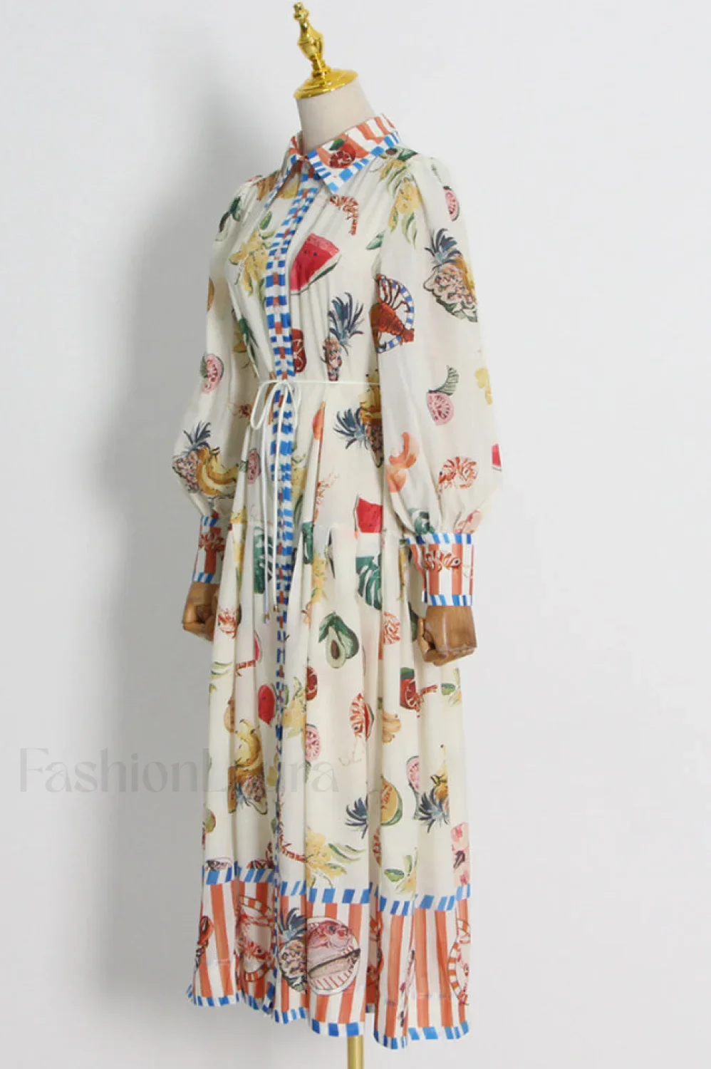 Theo Elegant Shirtdress - Image 5