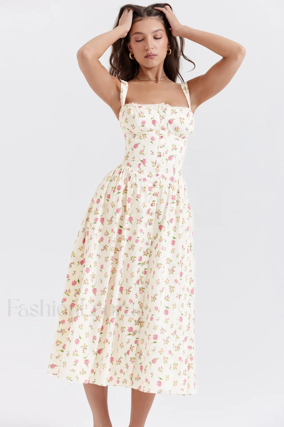Tatiana Rose Stylish Print Midi Sundress - Image 6