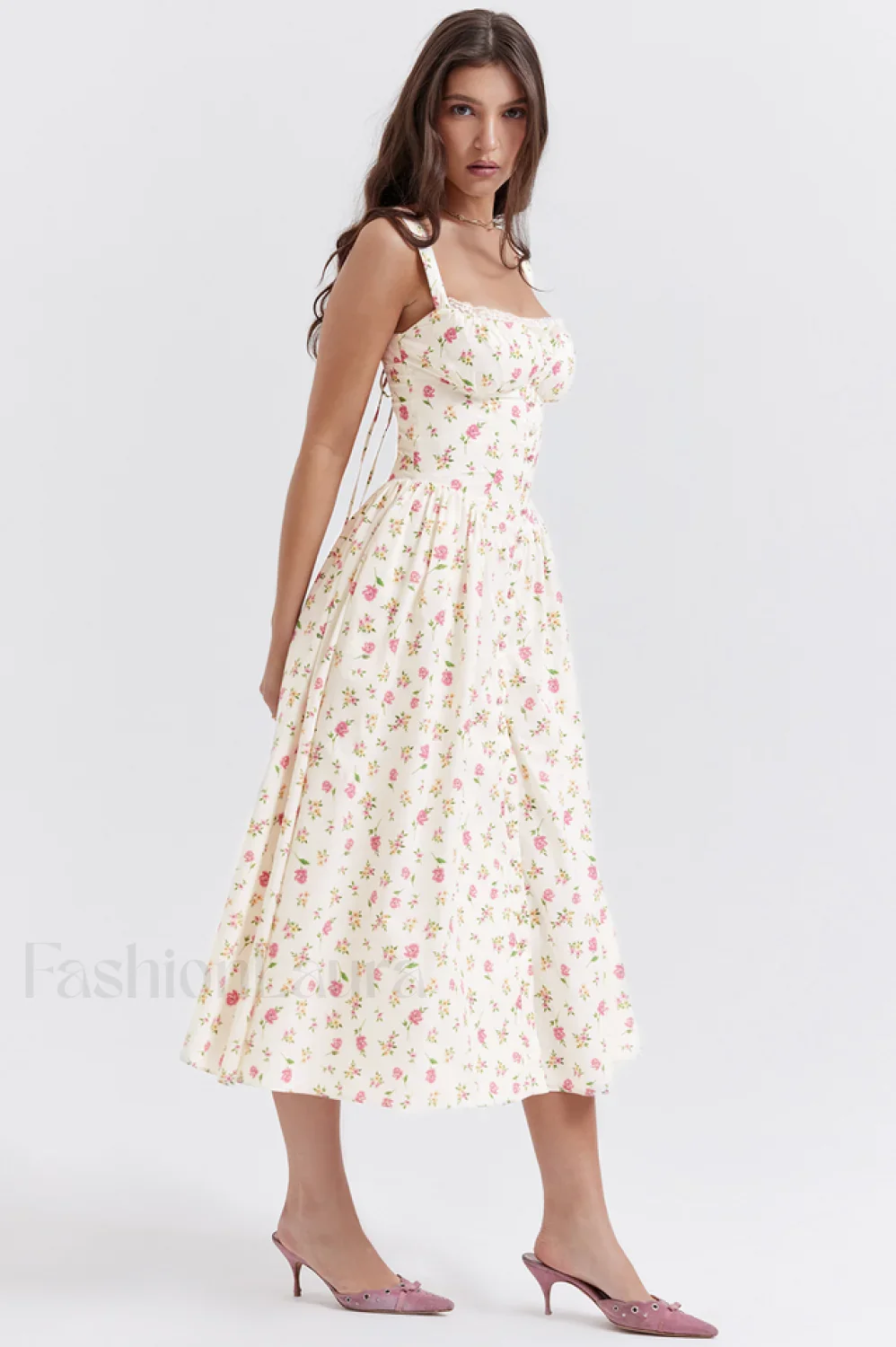 Tatiana Rose Stylish Print Midi Sundress - Image 8