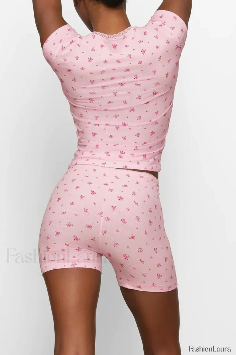 Skims Soft Lounge Charming Top + Shorts Set - Image 27