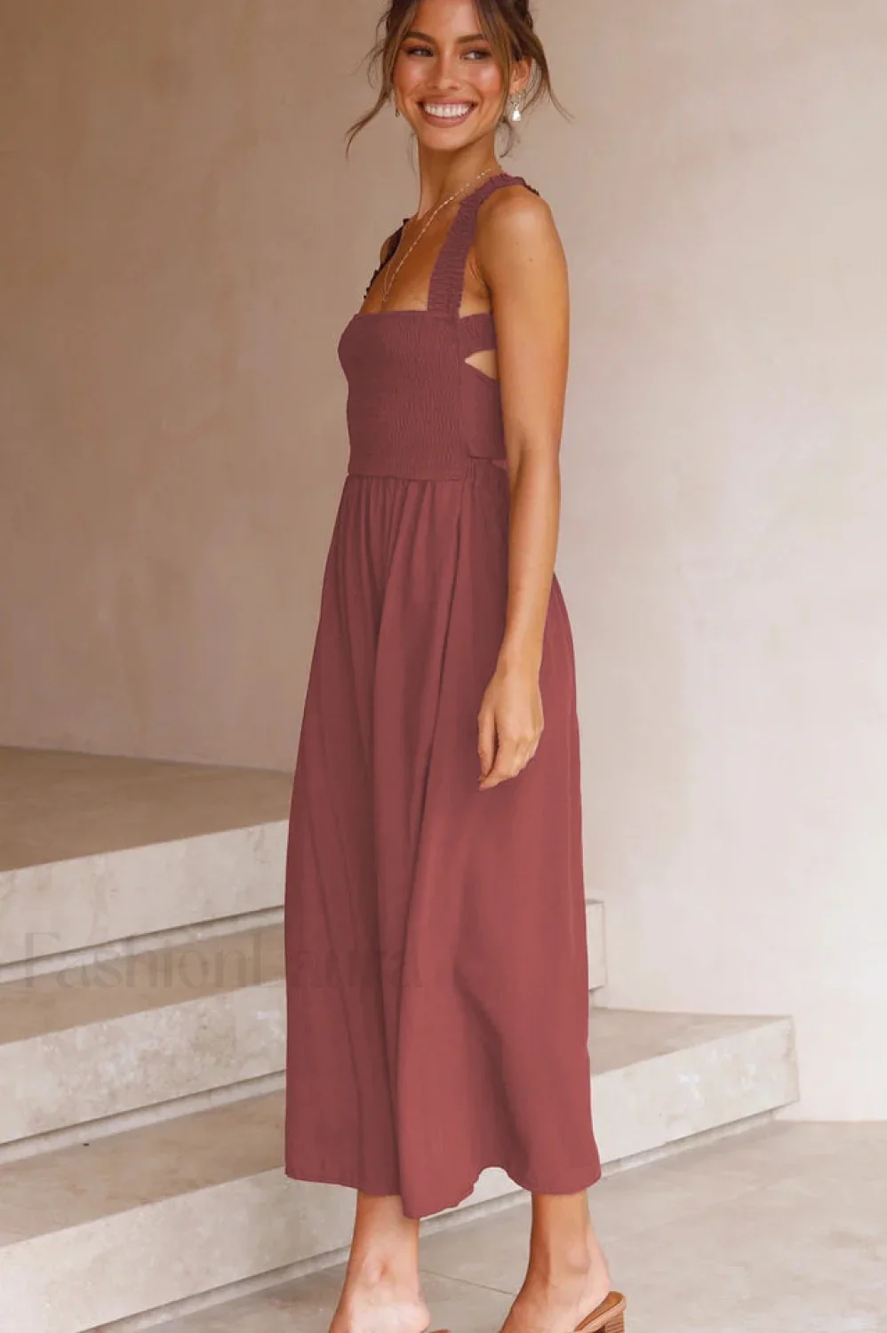 Silvia Backless Stylish Summer Dress - Image 12