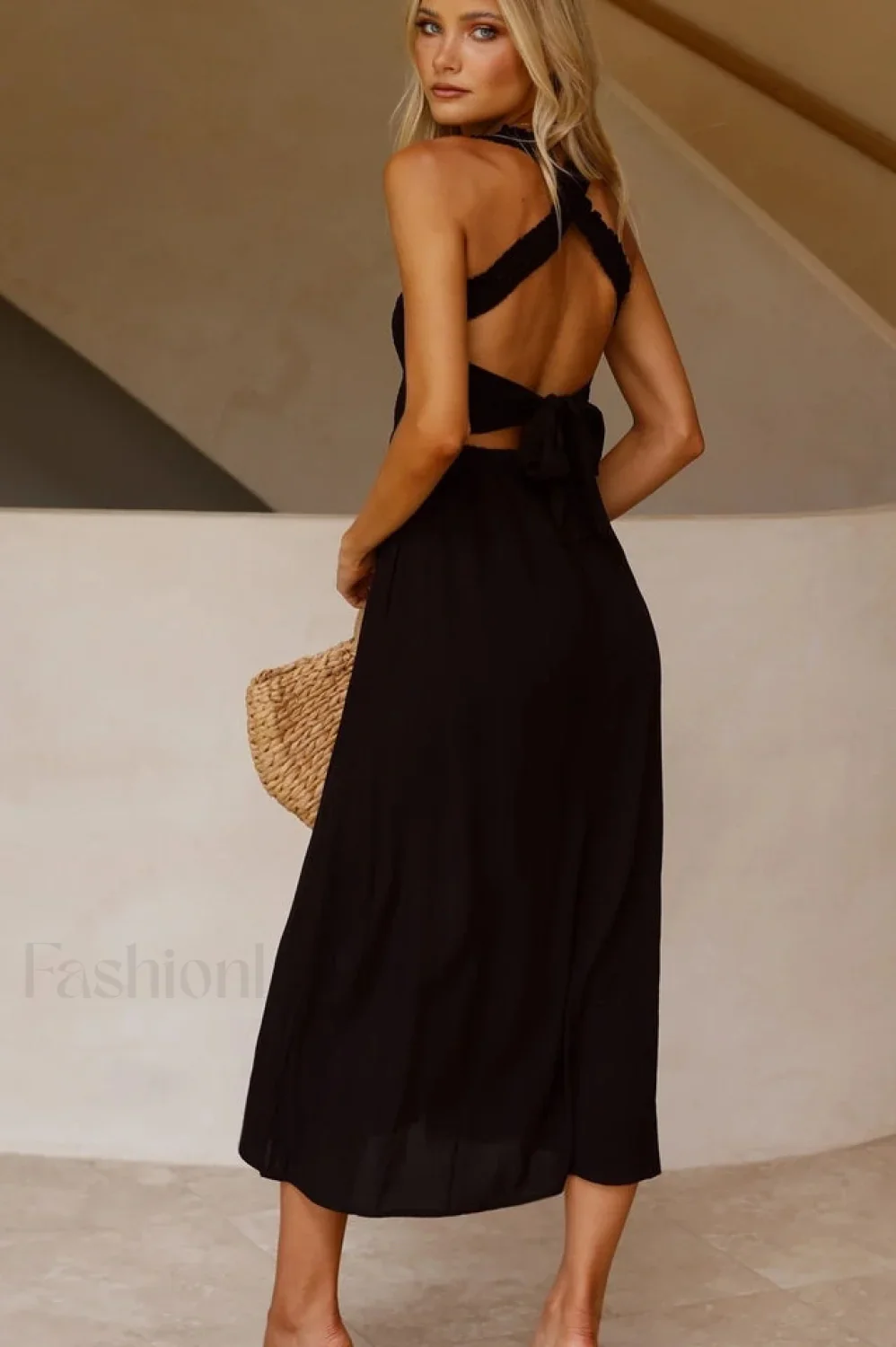 Silvia Backless Stylish Summer Dress - Image 18