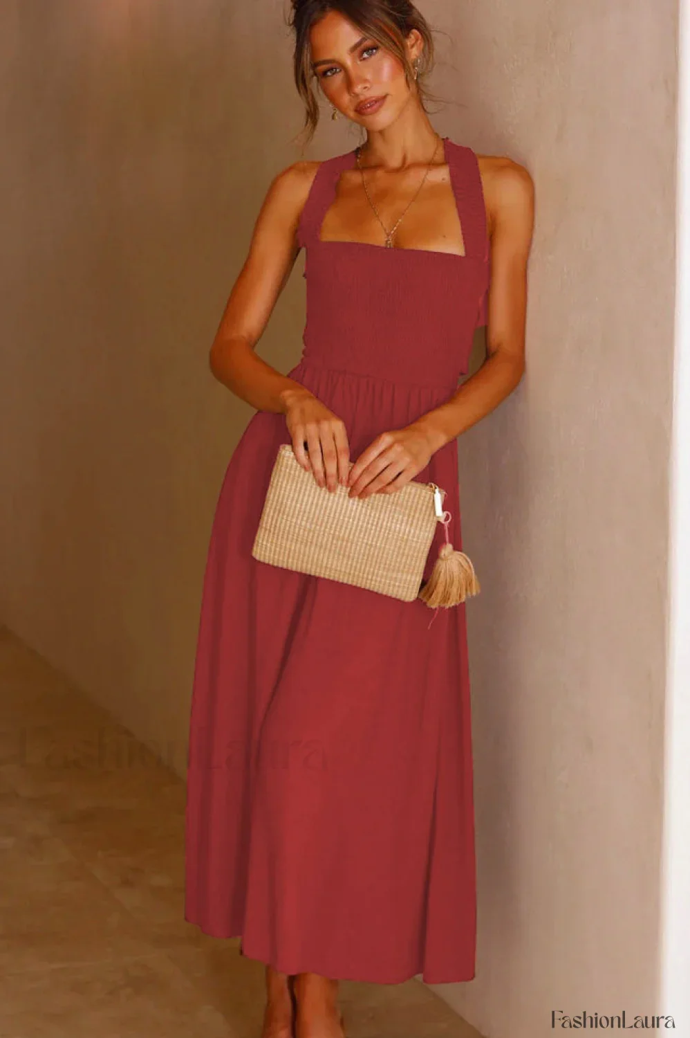Silvia Backless Stylish Summer Dress - Image 54