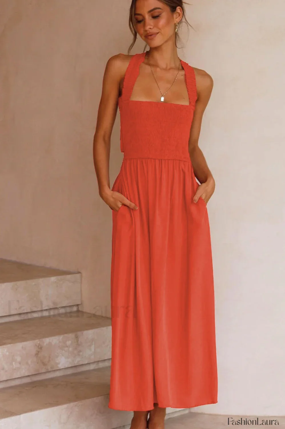 Silvia Backless Stylish Summer Dress - Image 60