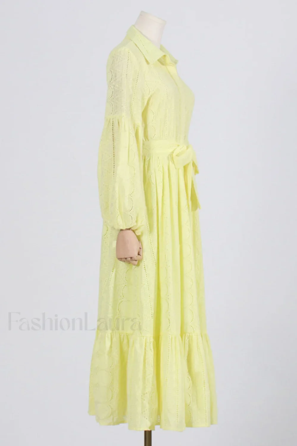 Sienna Tiered Broderie Charming Anglaise Midi Dress - Image 13