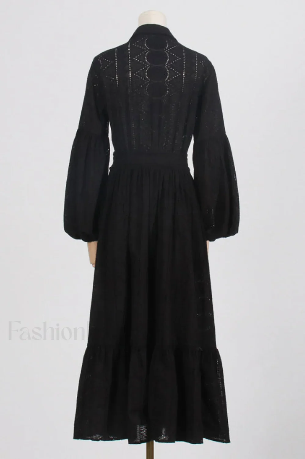 Sienna Tiered Broderie Charming Anglaise Midi Dress - Image 8