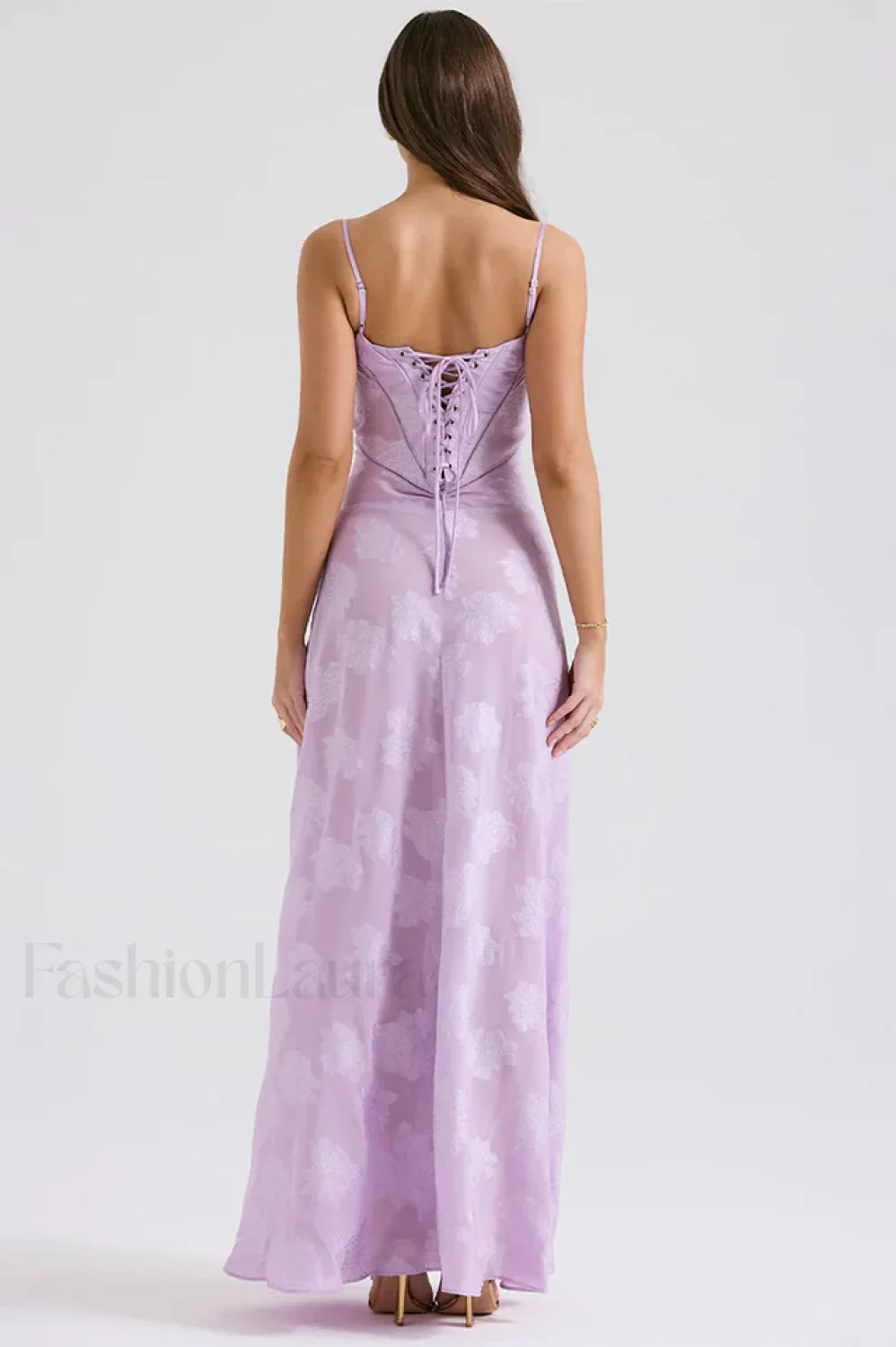 Serena Vintage Black Charming Printed Maxi Dress - Image 17