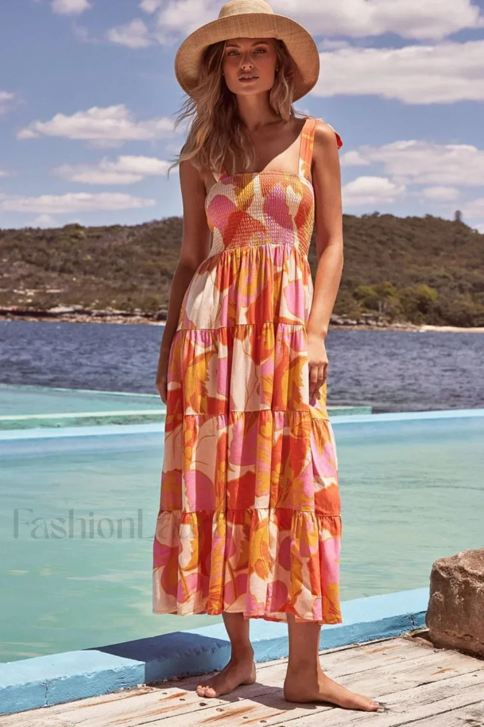 Savannah Smocked Stylish Maxi Dress